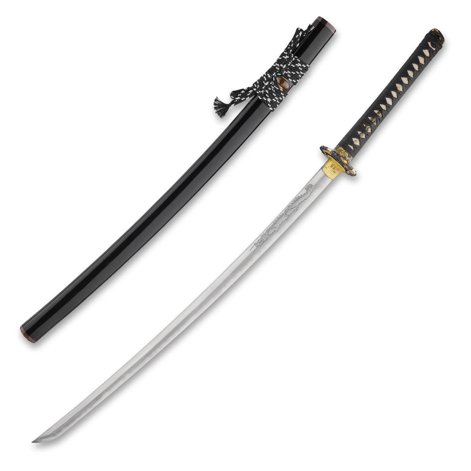 foto Kawashima �emesln� replika me�e katana Doragon, ocel T-10